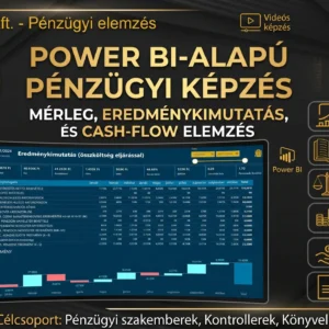 Power BI képzés pénzügy, könyvelés, kontrolling területen